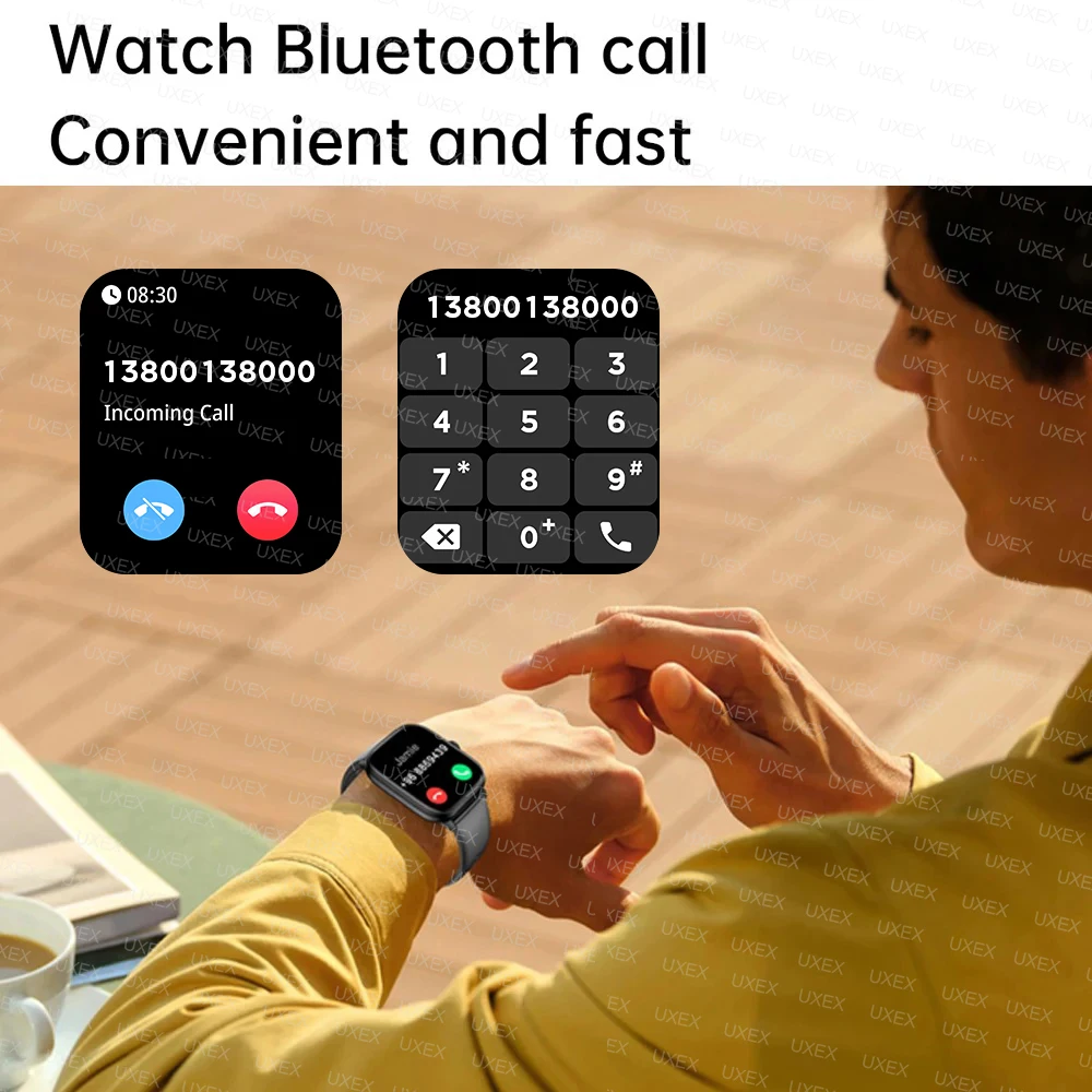 New Smart Watch GTS Men Women 2.01Inch Full Touch Screen Sports Fitness Bluetooth Call Android Phone Digital Multidial Watches