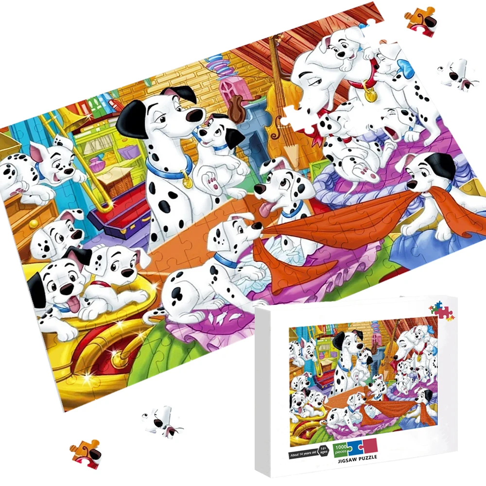 ديزني بازل قطع 101 مرقش الكرتون لغز 1000 قطعة الكرتون لغز للكبار الأسرة الهدايا طفل ألعاب تعليمية #5