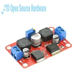 LM2577S LM2596S Dual-chip Automatic Converter DC Solar Buck-boost Voltage Module High-power Adjustable Vehicle Power Module