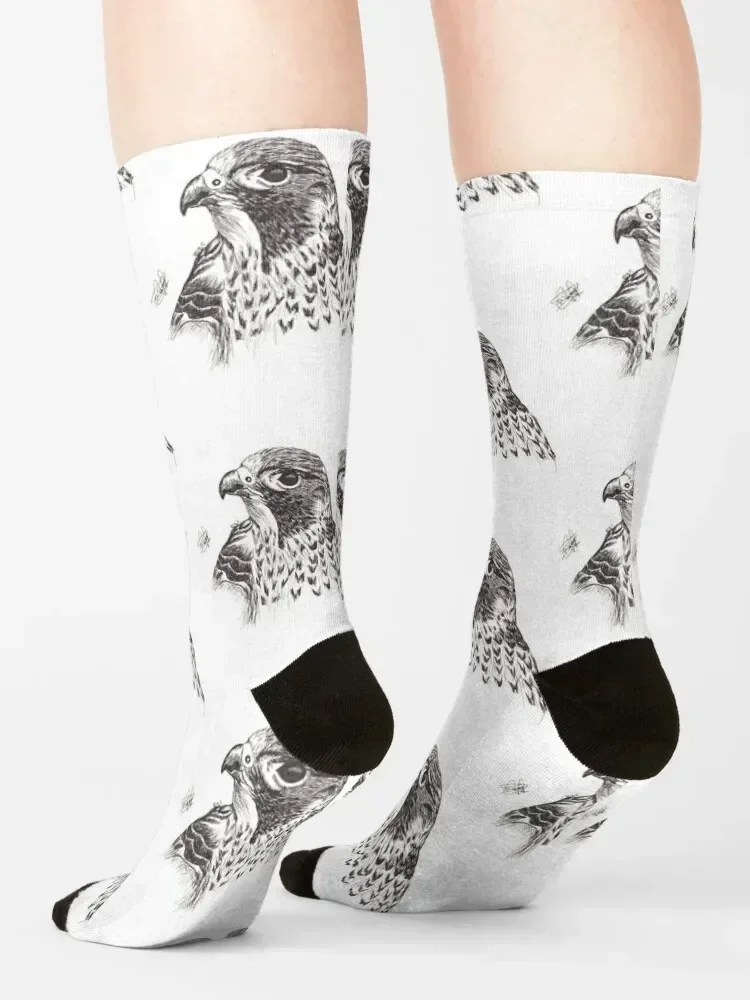 Falcon peregrino. Falcon. Calcetines deportivos personalizados regalo de Navidad Calcetines para niñas Hombres