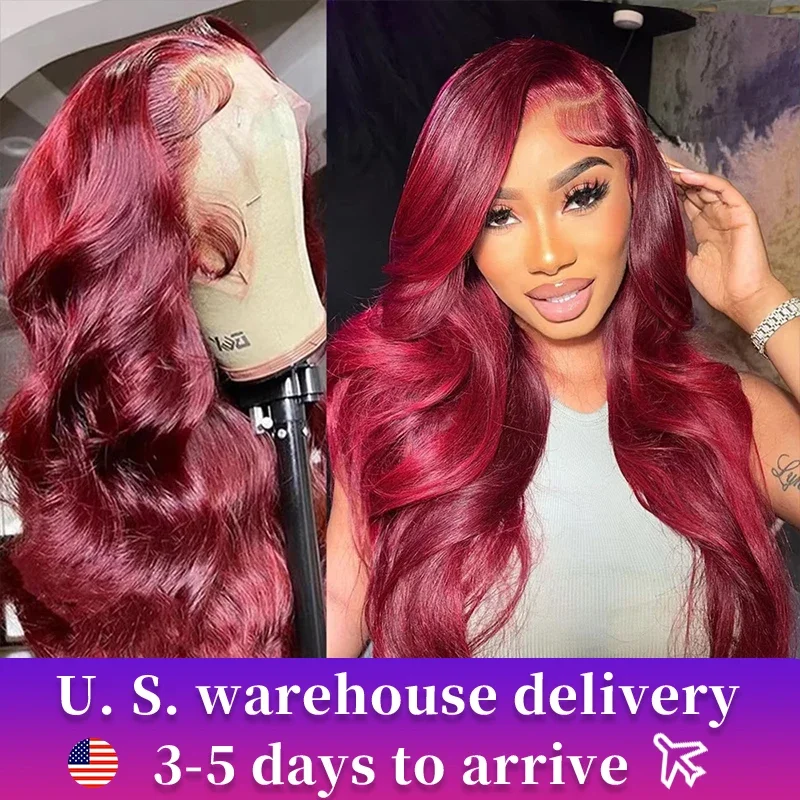 99j-burgundy-raw-lace-front-human-hair-wig-red-colored-body-wave-wig-13x6-pre-plucked-transparent-lace-13x4-hd-lace-frontal-wigs