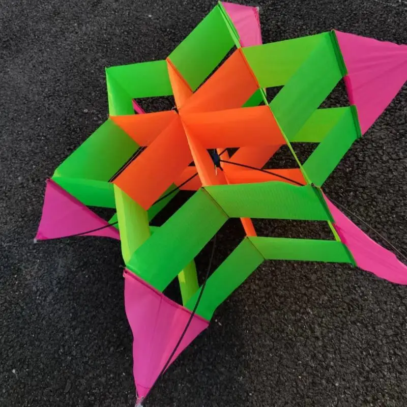 Pique-nique, plage, parc, cerf-volant à fleurs 3D adapté aux voyages, facile à voler, nouveau Style de fleur de prunier, jouet d'extérieur amusant pour enfants et adultes