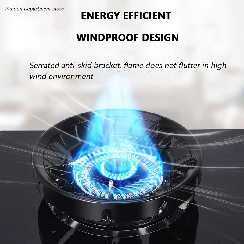 Universal Ring Wind Shield Gas Stove Accessories Bracket Enamel Gas Stove Energy-saving Cover Fire-gathering Reflection Outdoor