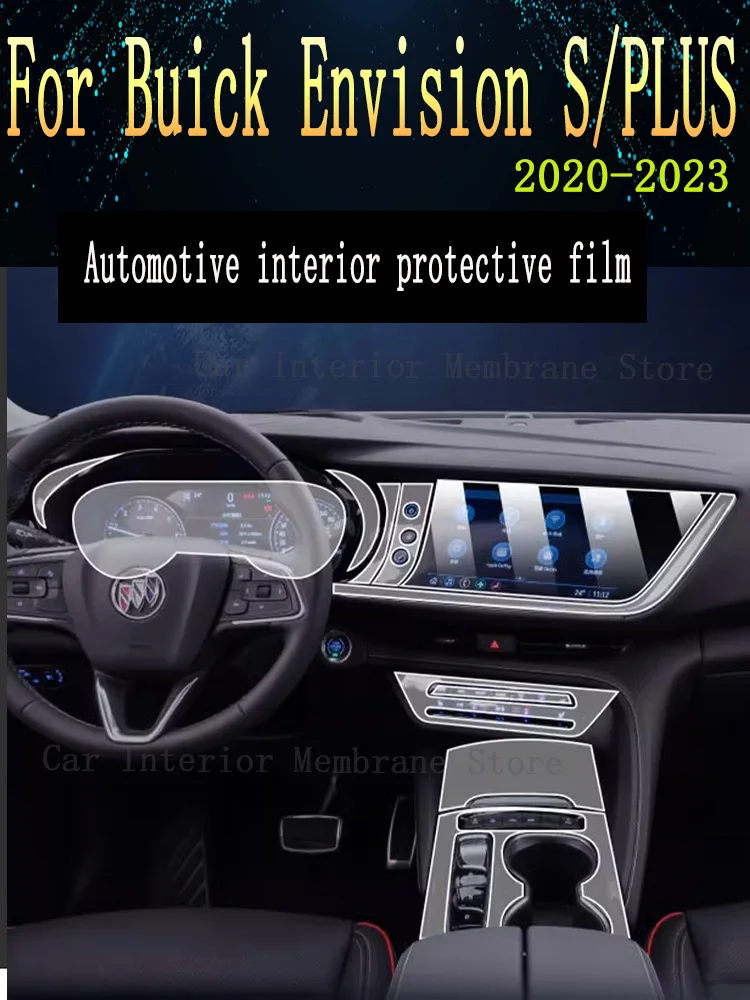 

For Buick Envision S/PLUS 2020 Gearbox Panel Navigation Screen Automotive Interior TPU Protective Film Anti-Scratch Accessories