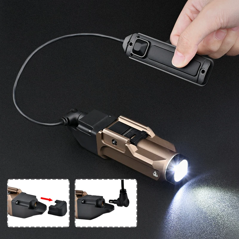 Tactical T RM 2 Rail Mounted Tactical Lighting System Hunting Weapon Airsoft Scout Accessories Scout Rifle Gun Weapon LED Light