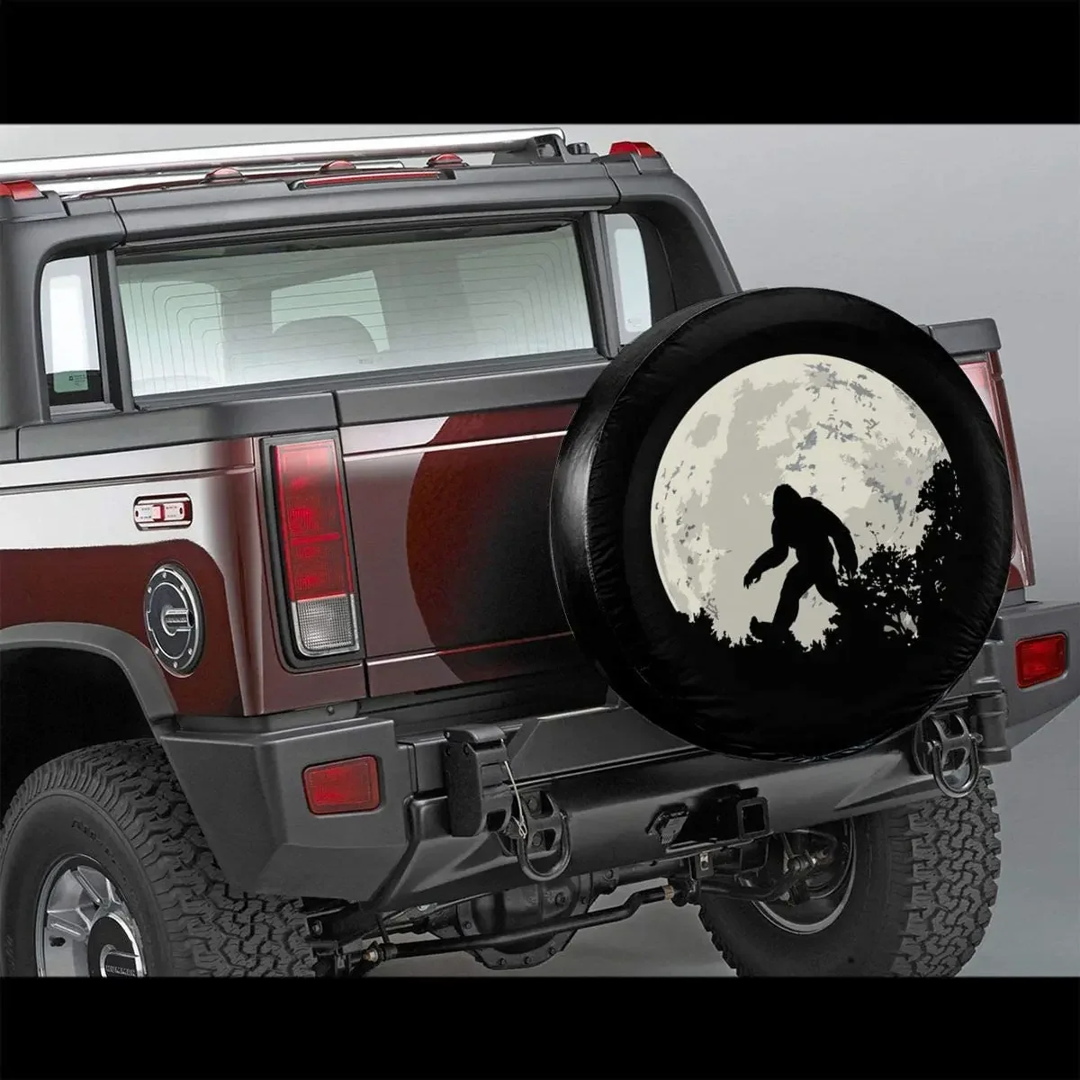 Bigfoot Moon Spare Tire Cover Waterproof Dust-Proof UV Sun Wheel Tire Cover