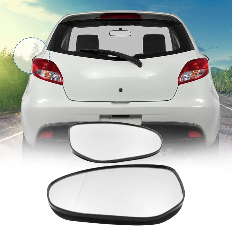 Car Rearview Side Mirror Glass Lens For Mazda 3 2008-2013 Mazda 2 2007-2014 Car Accessories Parts