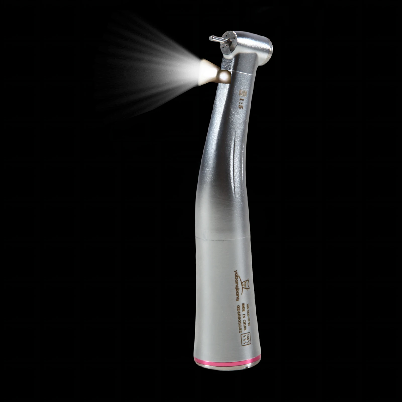 Dental LED Brushless Electric Micro Motor + 1:1 + 1:5 Standard / Mini Head Fiber Optic Increasing Contra Angle Handpiece Kit