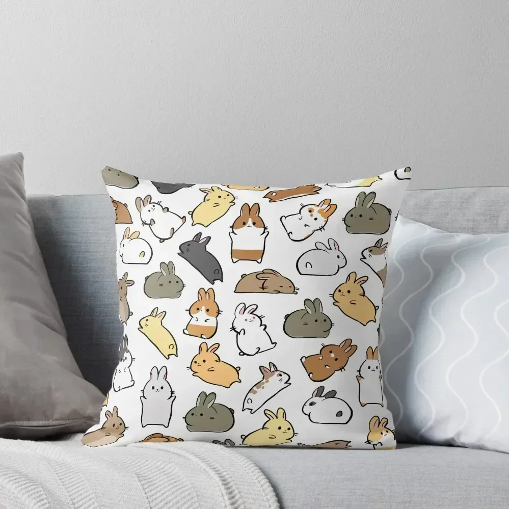 

HOUSE BUNNY LIFE breeds doodle Throw Pillow Pillowcases Bed Cushions pillow pillowcase luxury covers Cushions Cover pillow