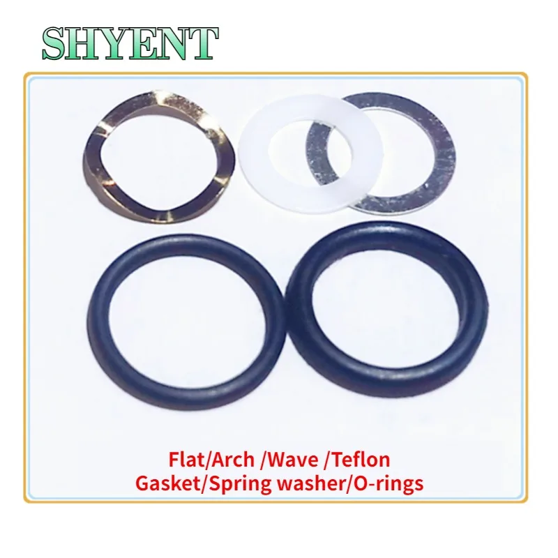 Dental Handpiece Repair Parts Flat Wave Gasket Spring Washer Dental O-rings 6.2x0.8mm/6.2x1mm for Handpiece Repair