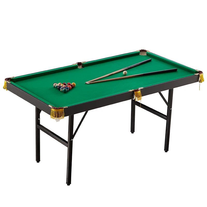 

Affordable 5ft 3-in-1 American Foldable Pool Table with Folding Legs for Kids Indoor Use