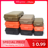 1/3PCS S/L/XXL Size Outdoor Plastic Waterproof Sealed Survival Box Container Camping Outdoor Travel SOS Box Storage Box