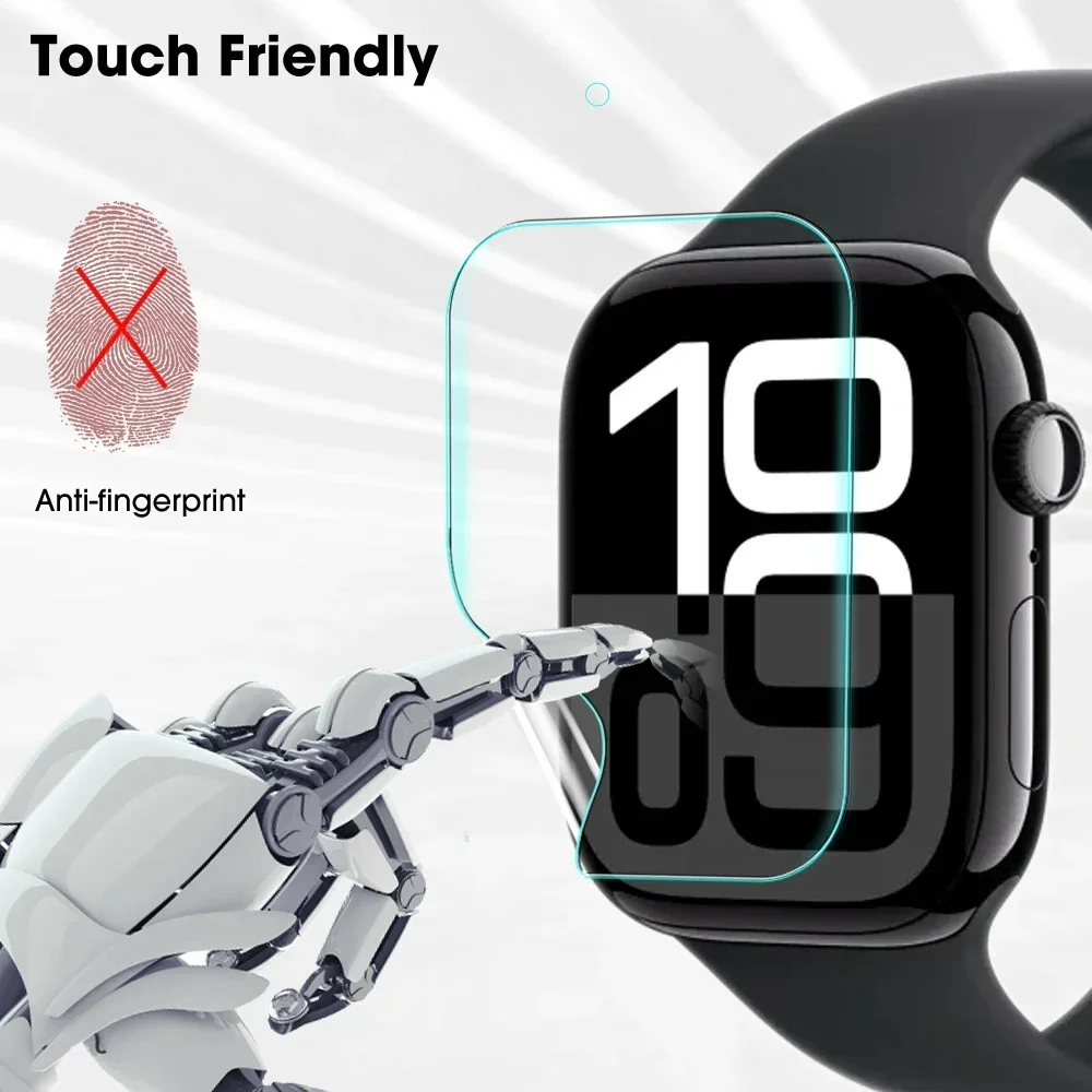 واقي شاشة شفاف عالي الدقة لسلسلة iWatch ، غشاء واقي ناعم ، تبو مرن ، ساعة أبل S10 ، 10 من من ، 42 ، 46 من ، 2 ، 6 ، 46