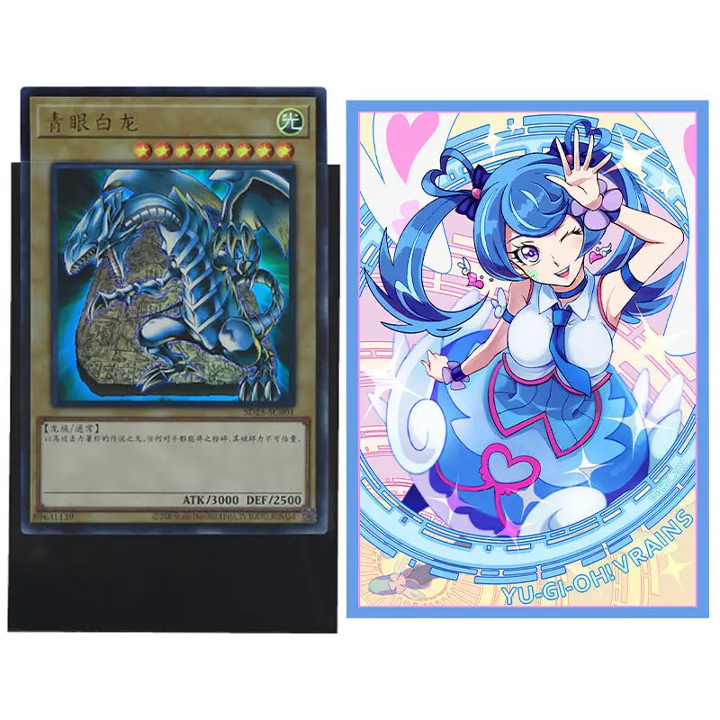 

Ю-Ги-О! Защитные пакеты Trickstar Aqua Angel 63x90 мм для коллекционных карточных игр, подходят для TCG и настольных игр