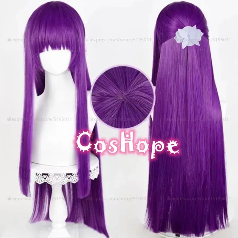 

Папоротник Косплей Парик 80 см Длинный Прямой Фиолетовый Парик Косплей Аниме Косплей Парики Термостойкие Синтетические Парики