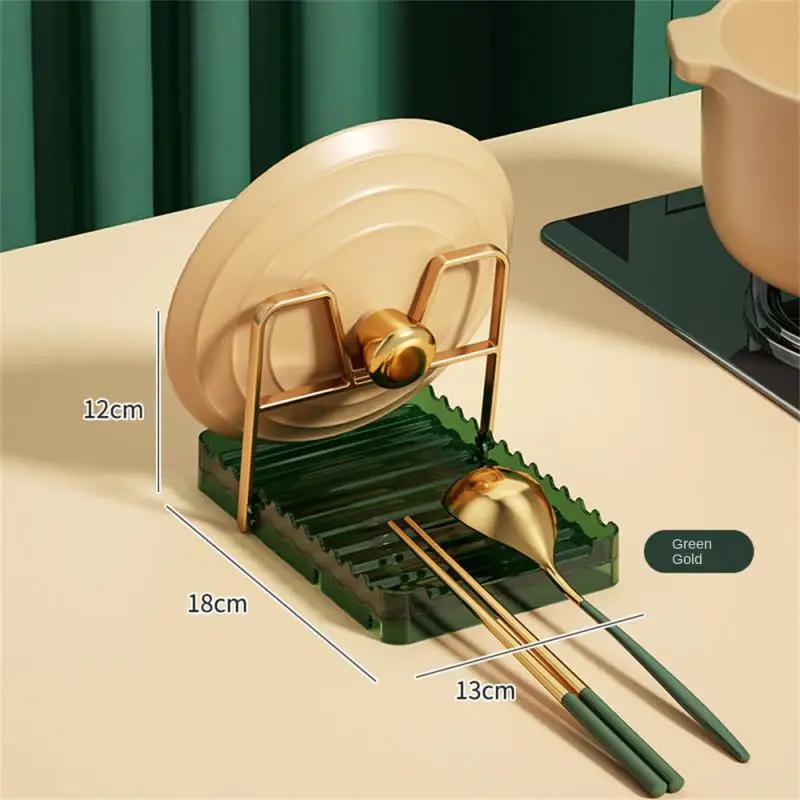 Multi-functional Pot Cover Rack Kitchen Storage Rack Mobile Phone Bracket Home Spatula Foldable Soup Spoon Pad Rack