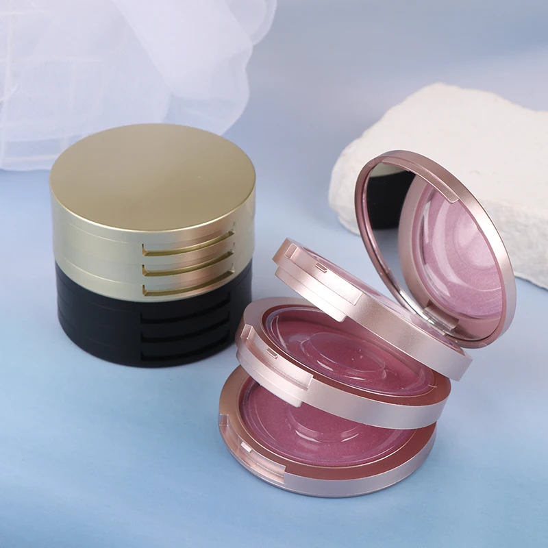 3-Layer Lashes Organizer Mirror Case False Eyelash Box Portable Lashes Container Box Makeup Tool Beauty Makeup Storage Tool