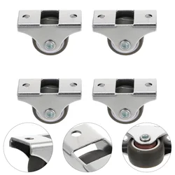 4 Pcs Roller Orientation Wheel Directional Furniture Casters Silent Table Castor Wheels Mute Tatami Movable Rubber Runner Fixed