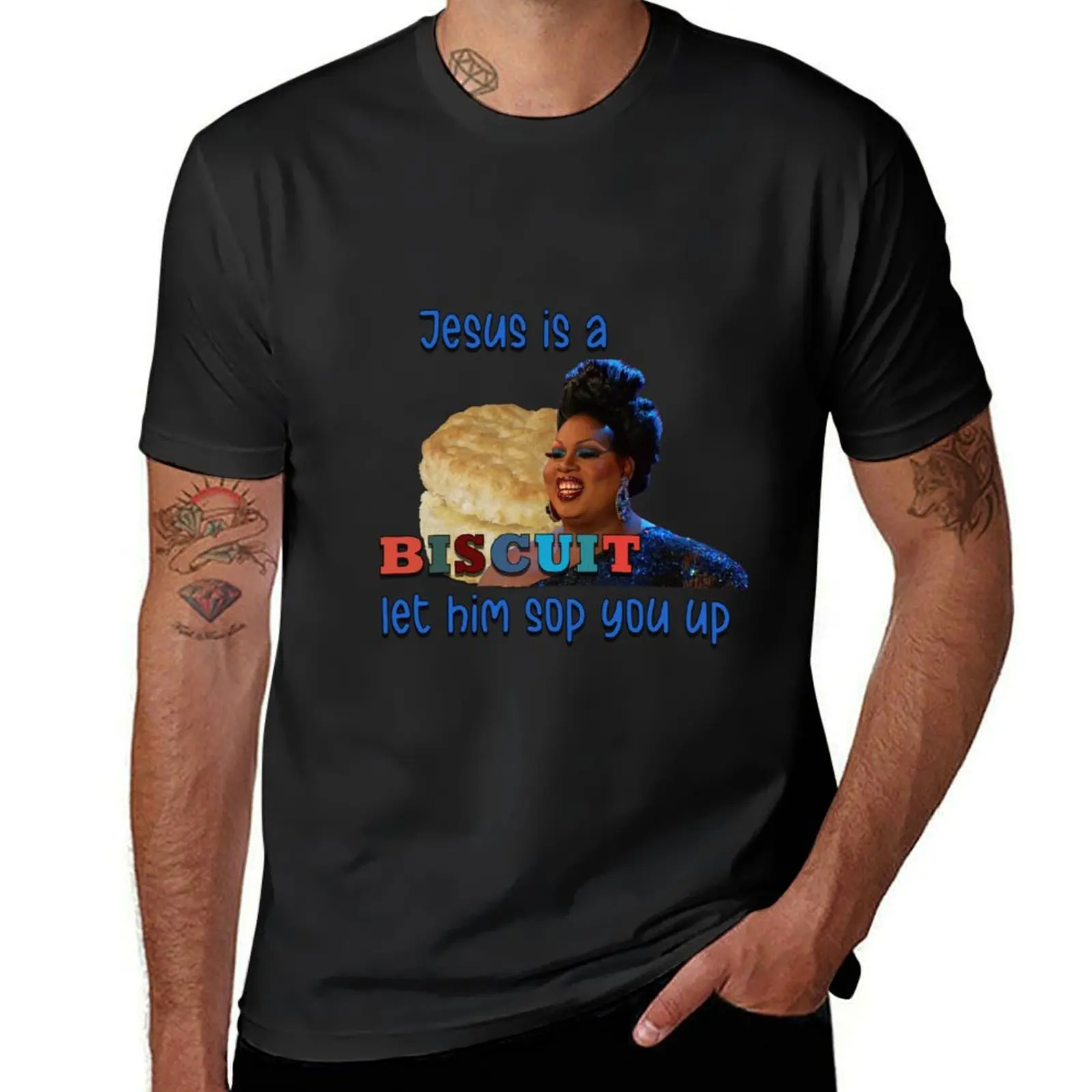 Latrice Royale - Jesus is a biscuit T-Shirt Aesthetic clothing vintage sweat shirts, men