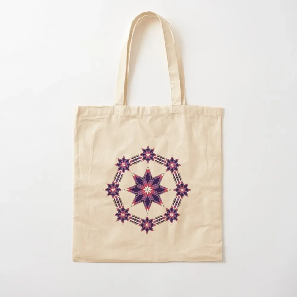 

Morning Star Circle (Purple) Tote Bag Beach bag Women's free delivery bags canvas