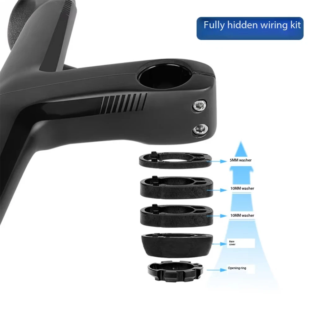 Road Bike Handlebar MTB Bicycle Bent Bar Full Internal Cable Road Bike Cycling Parts Carbon Bent Bike Handlebar