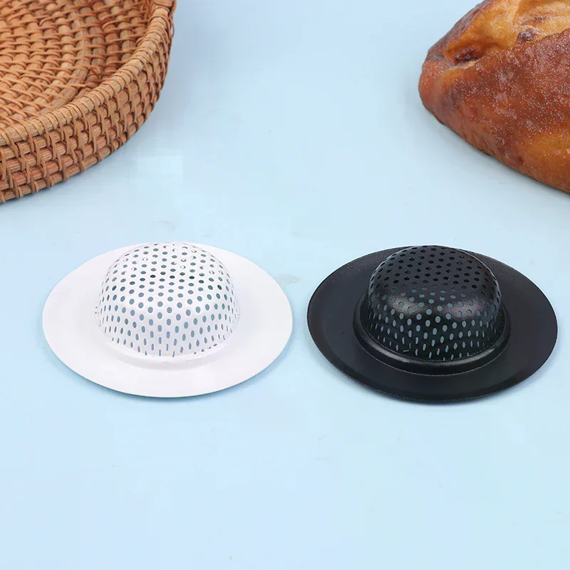 Filtro de fregadero de acero inoxidable, malla de drenaje para el suelo de la ducha, tapón receptor de pelo, escurridor de escoria de alimentos para accesorios de cocina y baño
