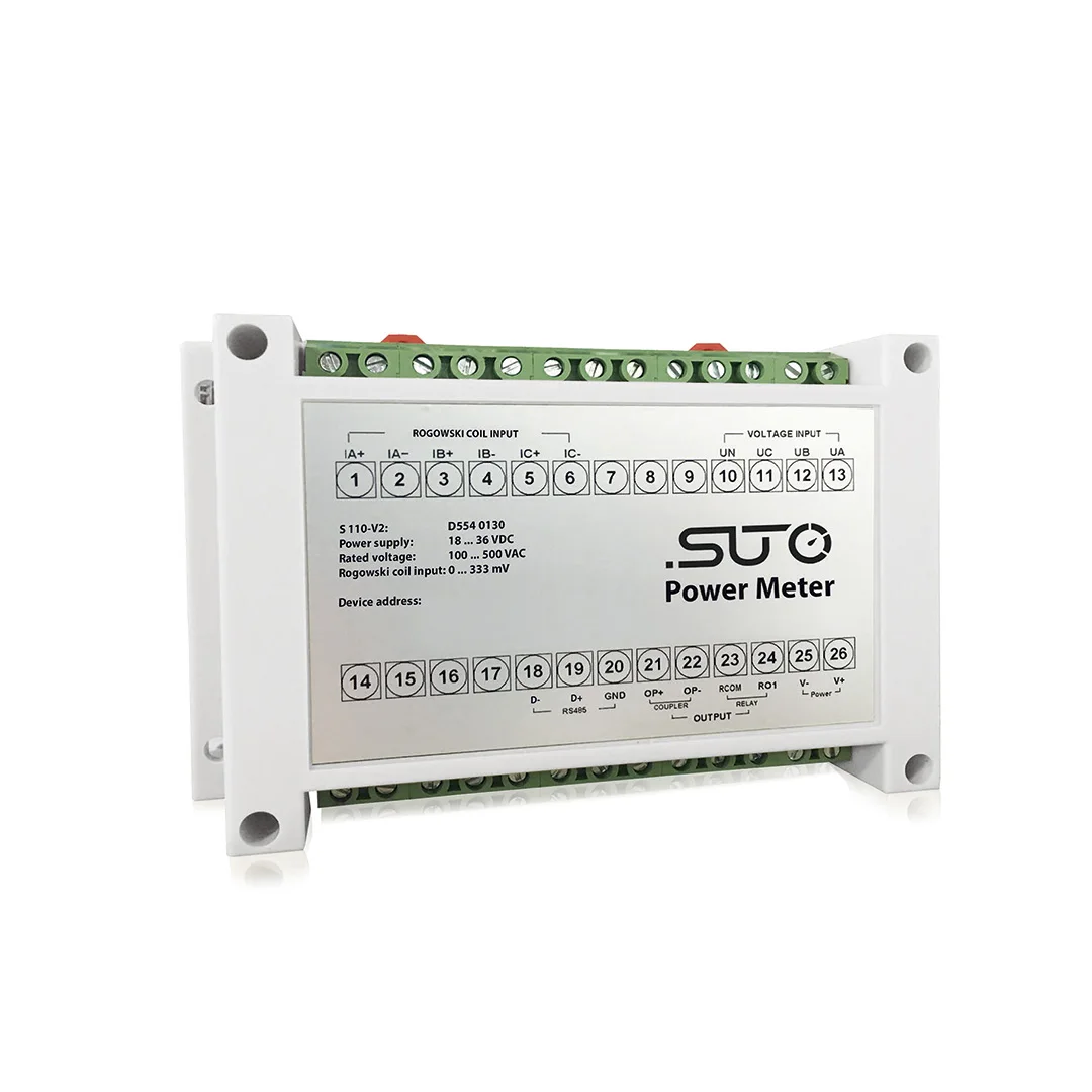 SUTO S110 S110-P Power and Energy Meter Multifunction Power and Energy Meter Compressor Performance Rogowski Coils Energy Meter