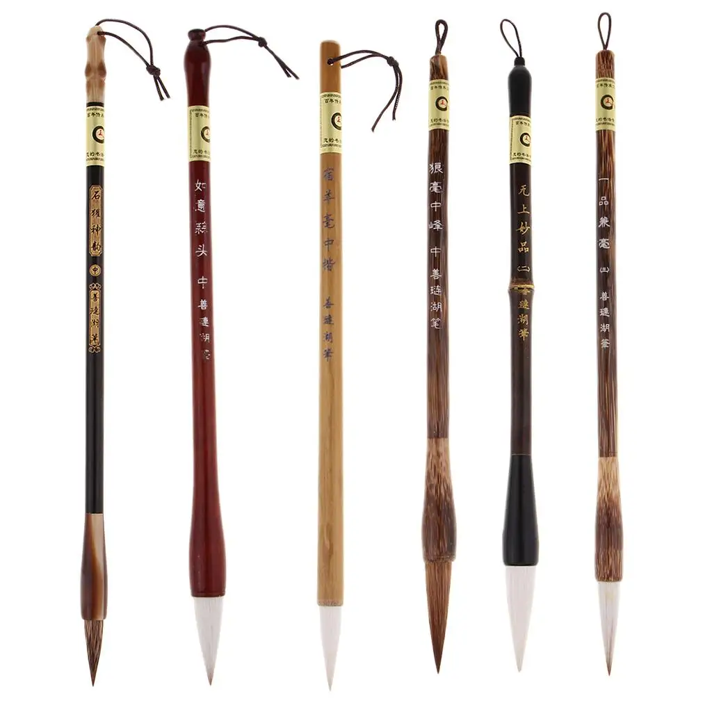 Chinese Calligraphy Brush Sumi Kanji Brushes for Handwriting Study Chinese Experience Tools