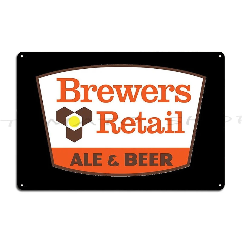 Brewers Retail Metal Sign Cinema Wall Decor Wall Mural Cinema Create Tin Sign Poster