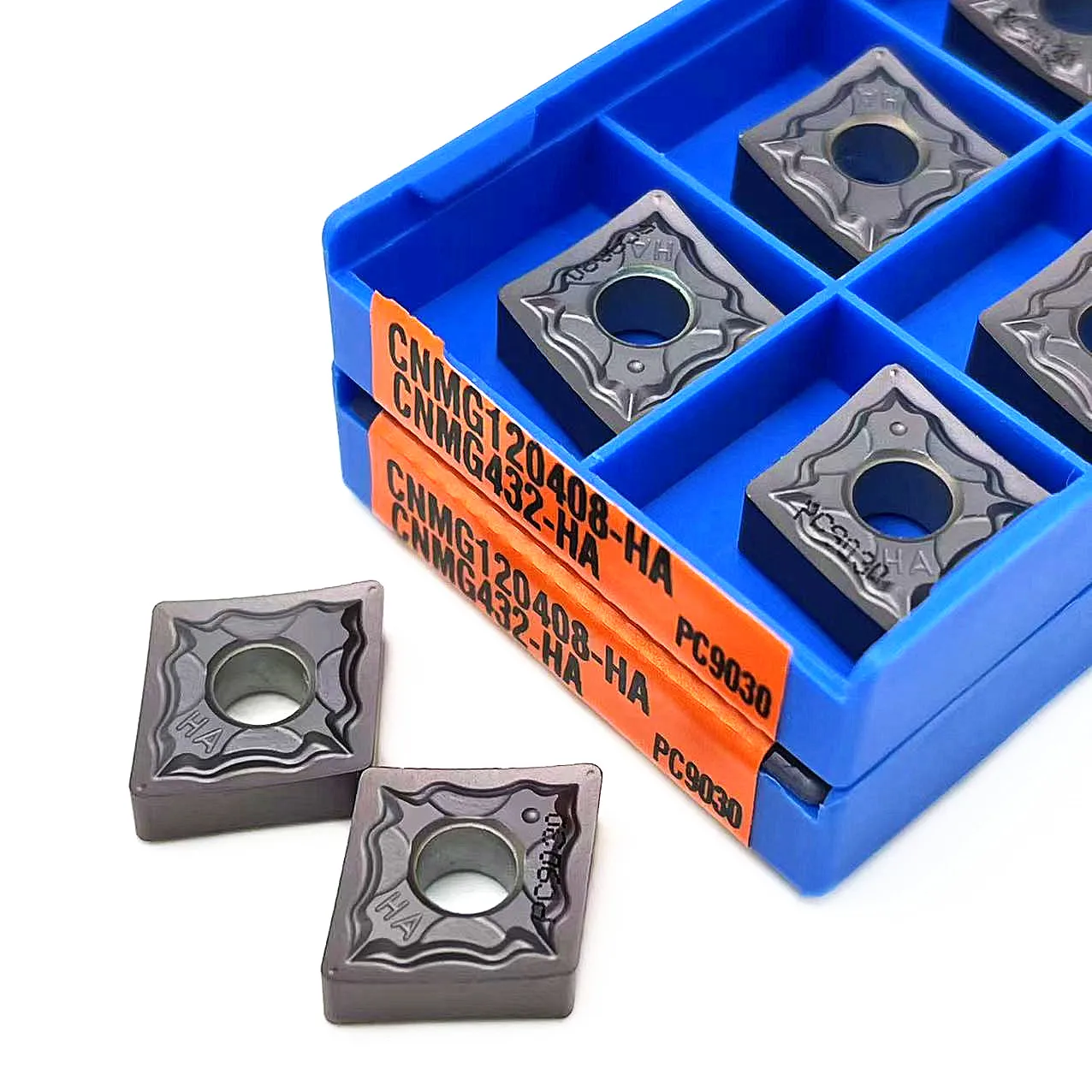เครื่องกลึงโลหะ CNMG120404ฮา PC9030ใบมีดเพชร cnmg 120408เครื่องมือกลึงสแตนเลสเครื่องมือกลึงภายนอกคุณภาพสูง