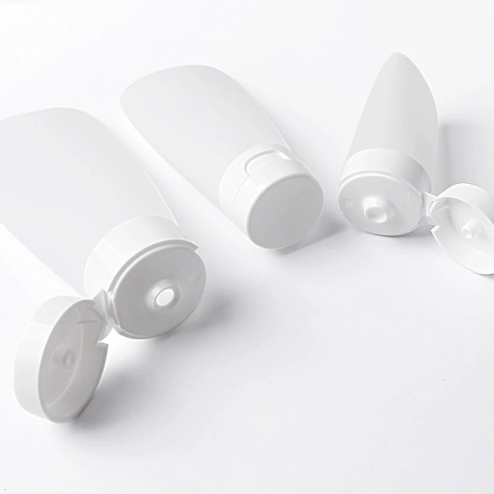 

3Pcs Pe Makeup Bottles Subpackaging Leakproof Travel Empty Cream Squeeze Portable Containers Subpackaging Bottle