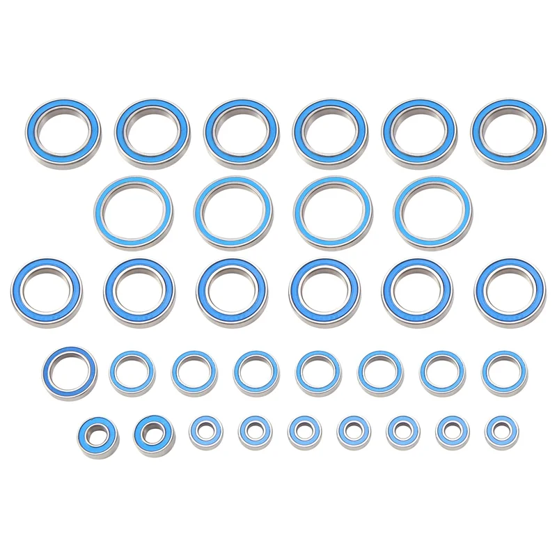 

Practical 33PCS Rubber Sealed Ball Bearing Kit for 1/5 Traxxas X-Maxx XMAXX 8S RC Car Upgrades Parts Accessories