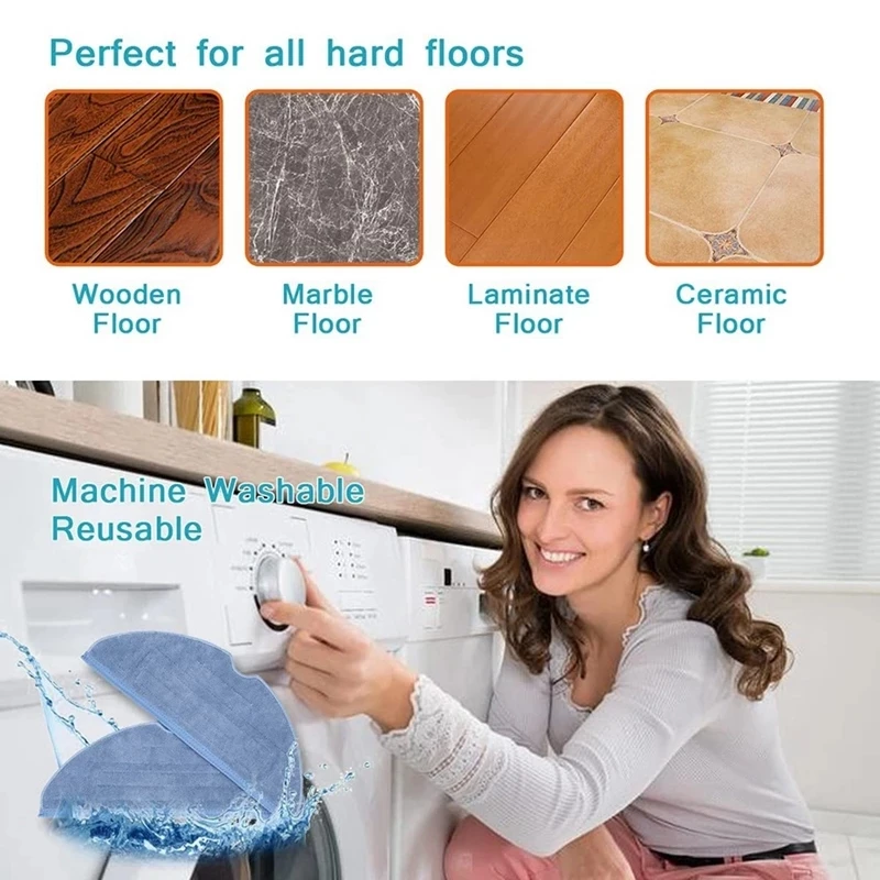 For Xiaomi Roborock S7 Accessories Main Brush HEPA Filter Cleaning Cloth T7S Plus Replacement Parts Side brush Mop Cloths Kit