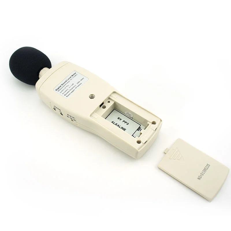 AS824 Handheld Larger LCD Screen Display Digital Sound Level Meter Noise Decibel Meter 30~130 dB Noise Meter Audio Tester