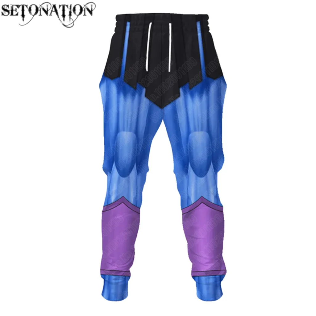 Master of the Universe-Sudadera con capucha y pantalones de Skeletor para hombre y mujer, chándal con estampado 3D a la moda, novedad, envío directo