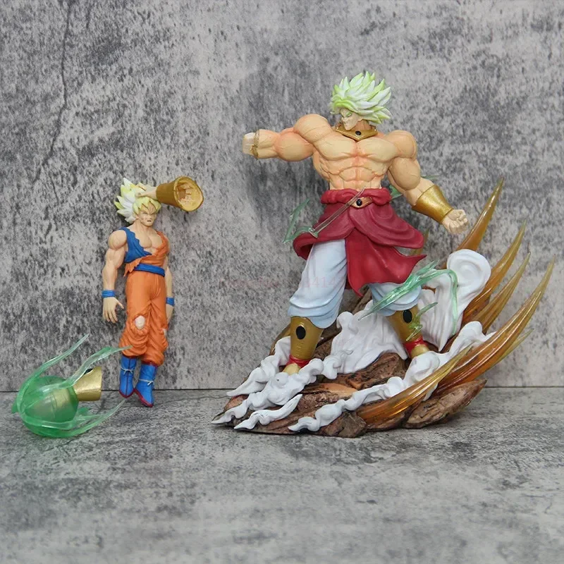New Anime Broly Dragon Ball Figures Broli Vs Goku Action Figures Pvc Super Saiyan Son Goku Model Collection Ornaments Toys Gifts