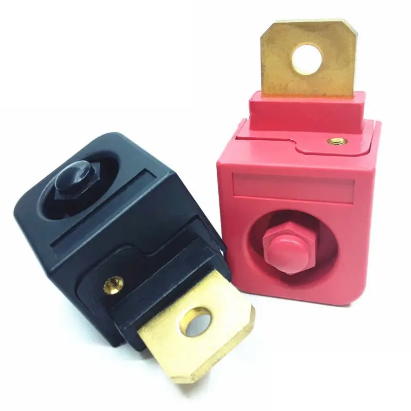 Pure Copper Square Binding Post, Conector do terminal do amplificador 300A, Substituição e durável, Pacote 2