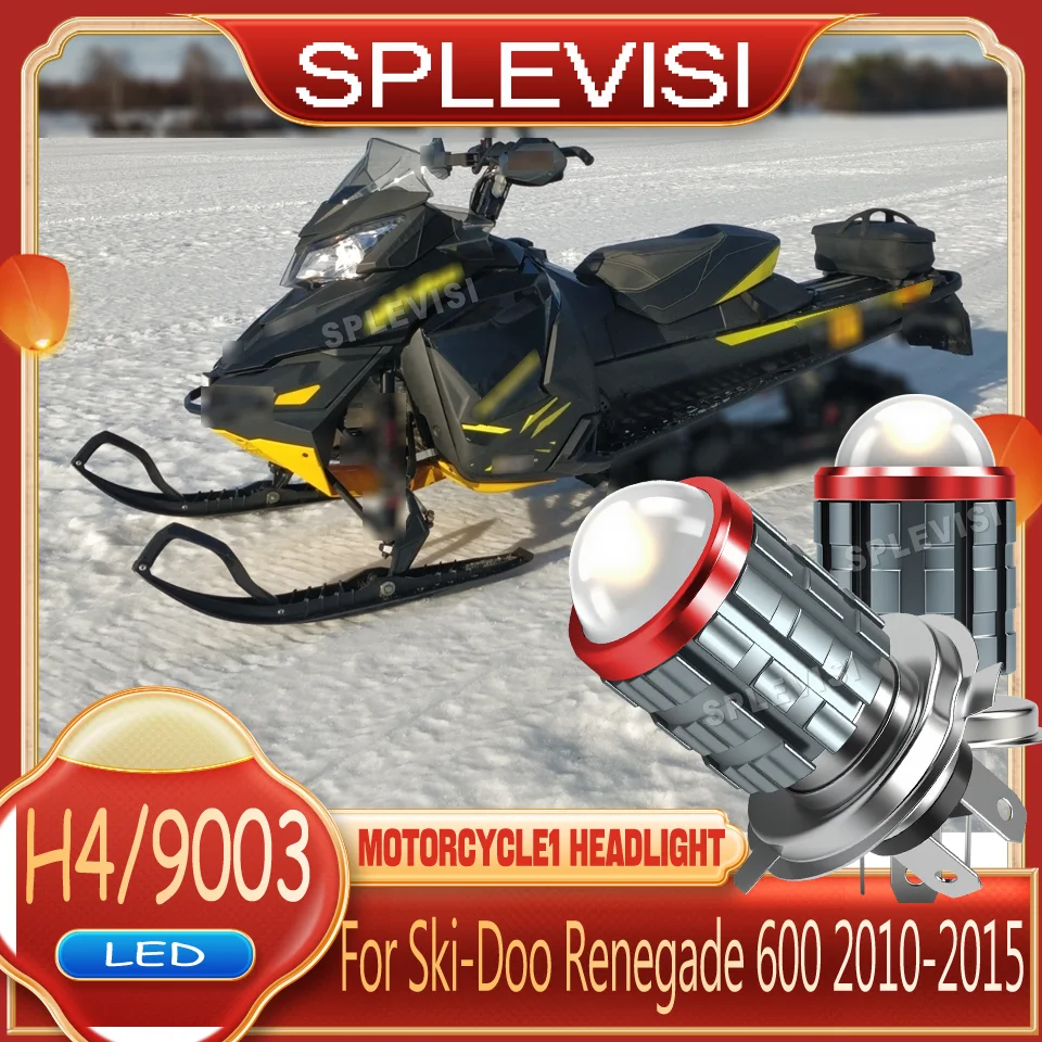 

60,000 Hour Lifespan LED Waterproof IP67 Dustproof Motorcycle Headlight For Ski-Doo Renegade 600 2010 2011 2012 2013 2014 2015