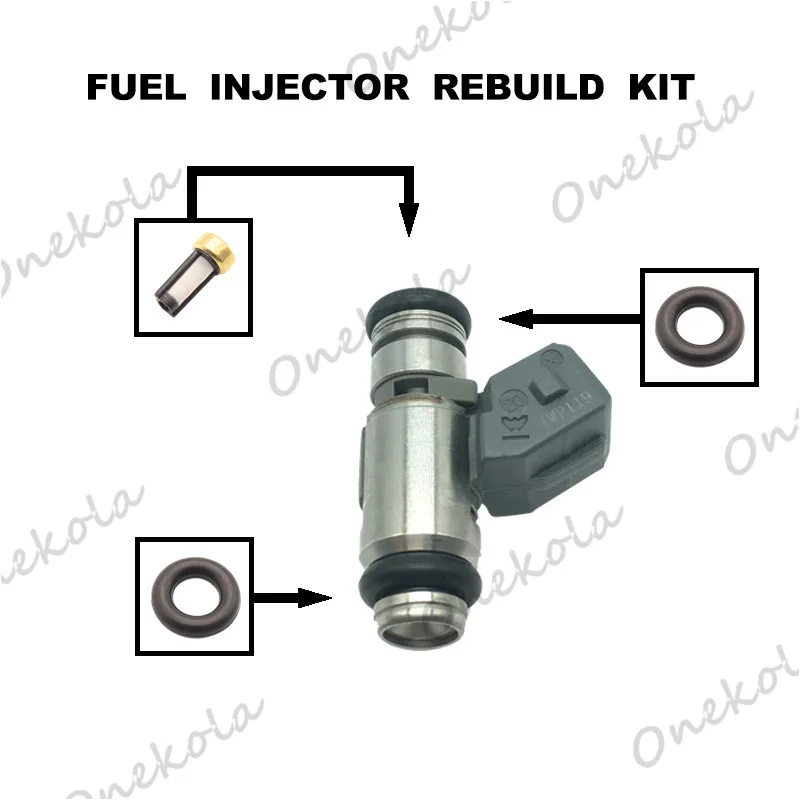 Fuel Injector repair kit Orings Filters for  Ford Fiesta KA 1.3 1.3i 01-08 IWP119 2N1U9F593KA IWP-119