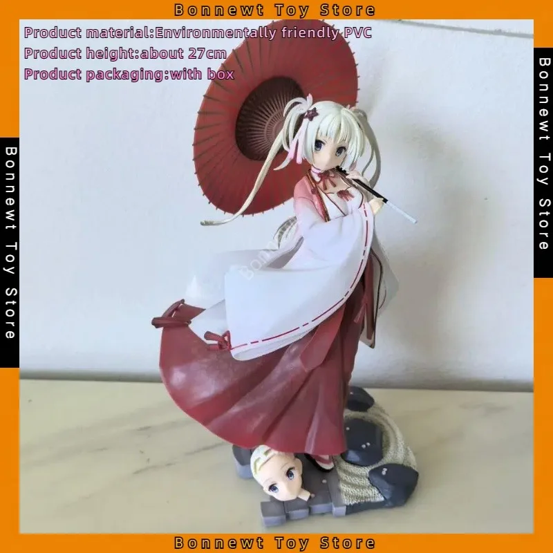 

New 27cm Senren Banka Tomotake Yoshino 1/7 Beautiful Girl Figures Model Ornaments Desktop Ornaments Friends Gifts Wholesale