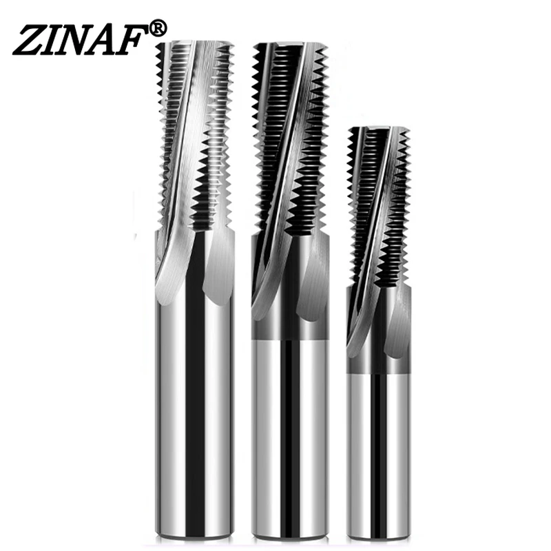 Whole tooth Thread milling cutter M3 M4 M5 M6 M8 M10 M12 M14 M16 M18 M20 CNC mills Cutter Machine Solid Carbide Thread milling