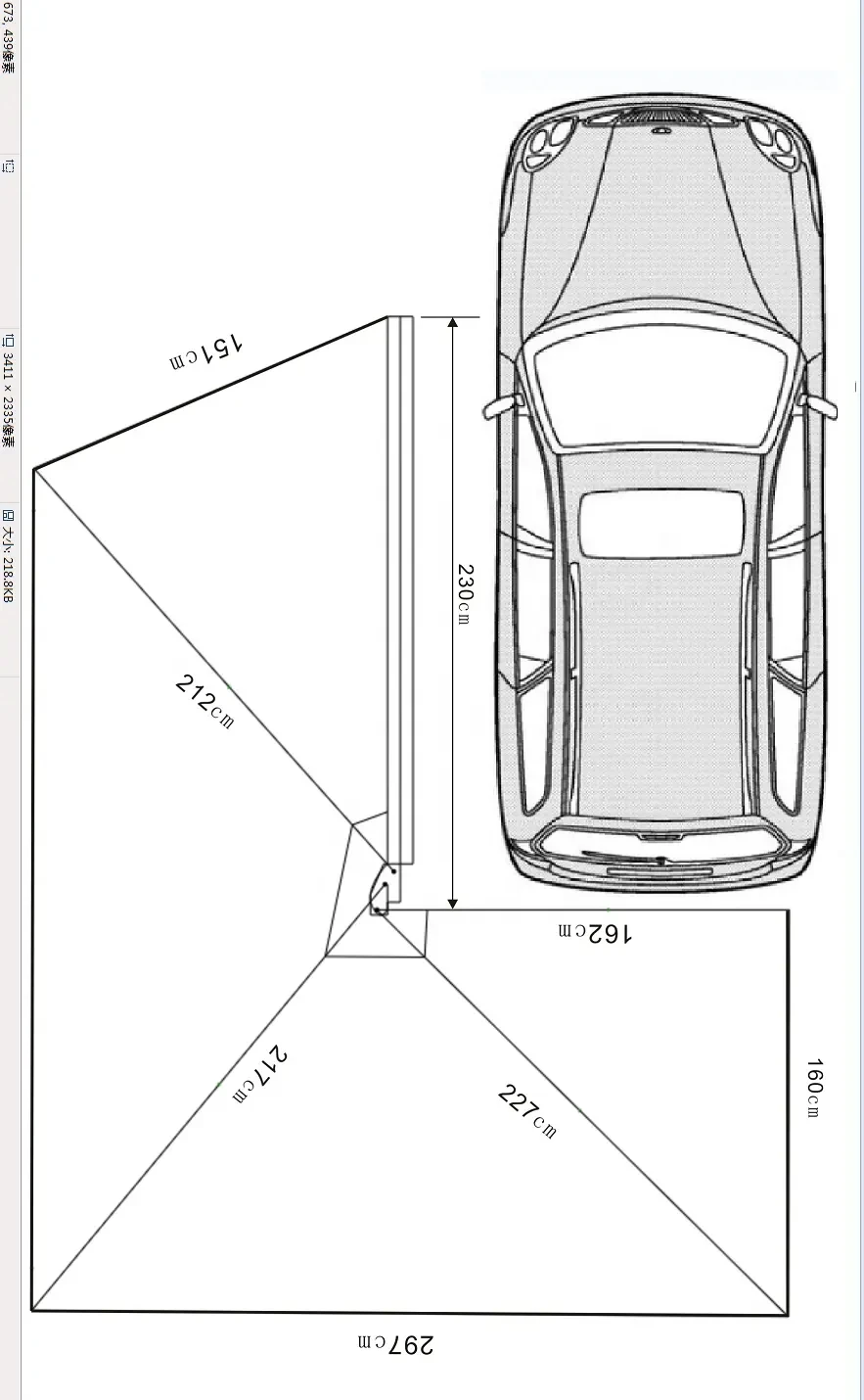 التخييم في الهواء الطلق 270 مظلة 6 سهم #6