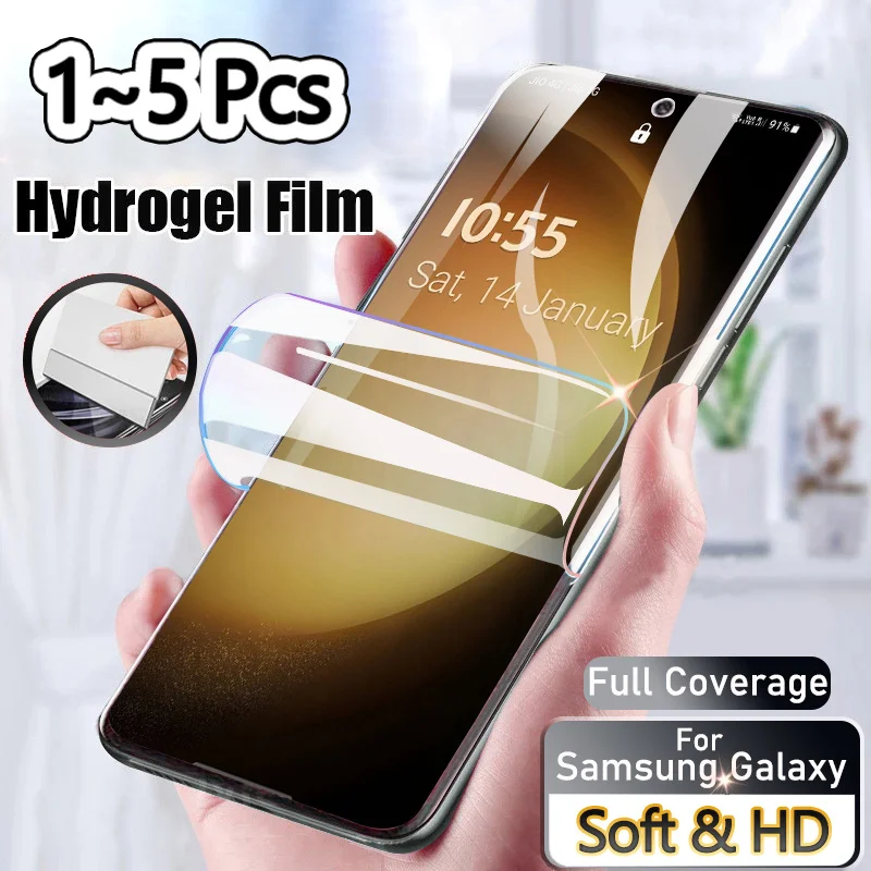 

1~5 Pcs, S23 Ultra Hydrogel Film for Samsung S23 Ultra 5G Soft HD Protective Film S23+ Samsung Galaxy S23 Plus Screen Protector