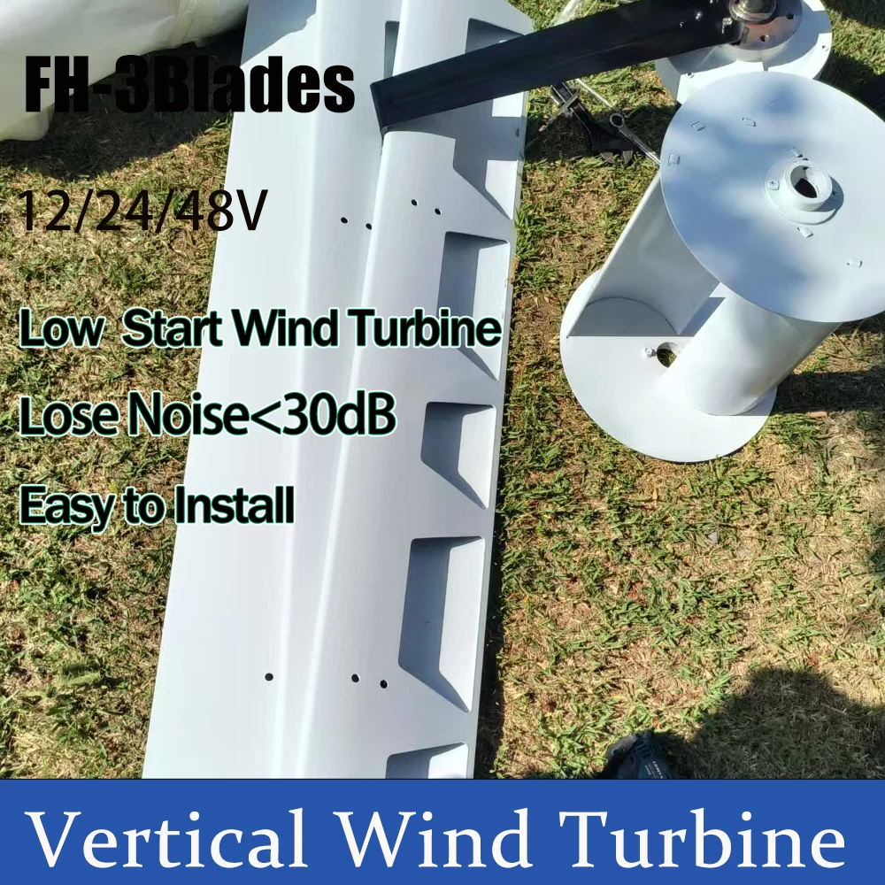 

Vertical Wind Turbine Generator 20KW 12V 24V 48V for Home Free Energy Wind Power Windmill Permanent for Wide Application