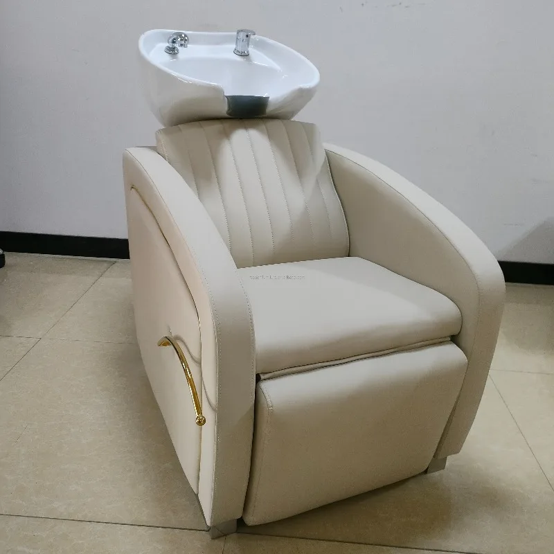 

Barber Hair Wash Shampoo Chair Backwash Unit Salon Hairdresser Washing Chairs