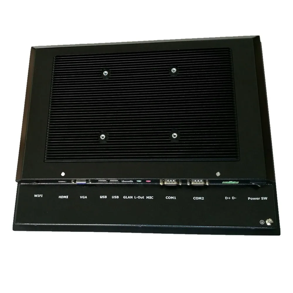 Fanless Industrial Panel PC, 15 inch LCD, 5-wire Resistive Touchscreen, Core i3 Processor, Rugged HMI, Customization Optional