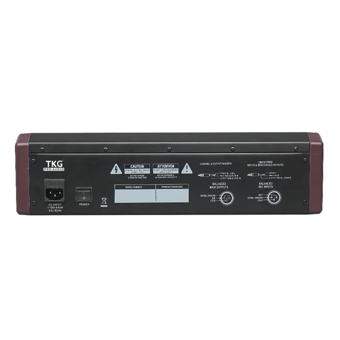 TKG EOS-6USB mini karaoke passivo sistema di altoparlanti dj professionale a 6 canali mixer per apparecchiature audio