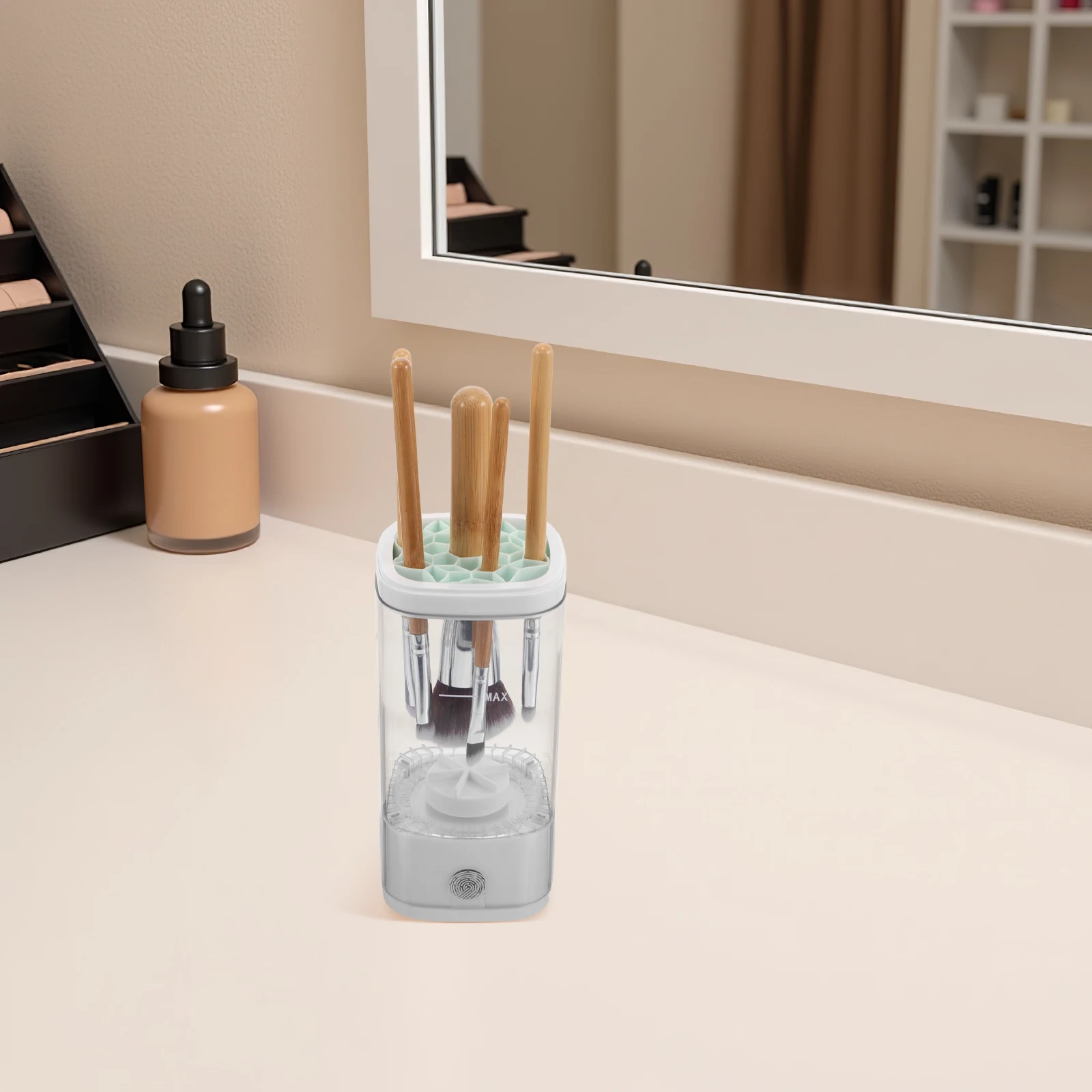

1 Set Electric Makeup Brush Cleaner Automatic Washing Machine Usb Port Portable Brush Cleaning Device For Beauty Sponge Powder