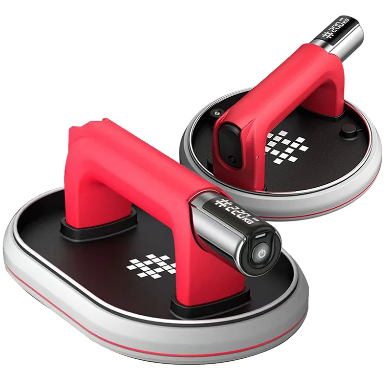 

Electric Vacuum Suction Cup Intelligent Digital Display Heavy Duty Vacuum Lifter for Granite Tile Glass Lifting Magnets 2000mAh