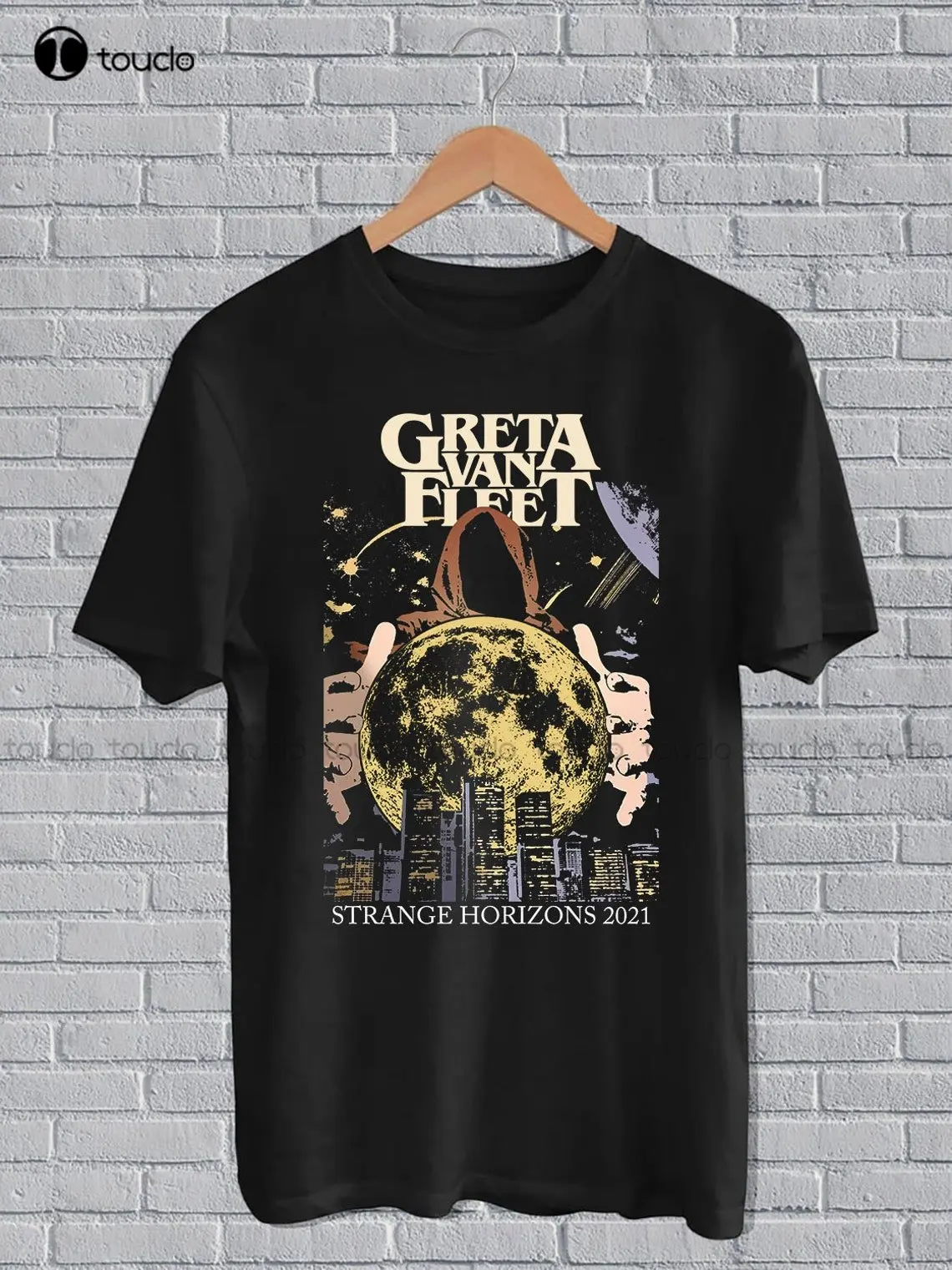 Greta Van Fleet Greta Van Fleet Shirt Greta Van Fleet Black T-Shirt Greta Van Fleet Tour Shirt Tour Shirt Xs-5Xl Custom Gift New